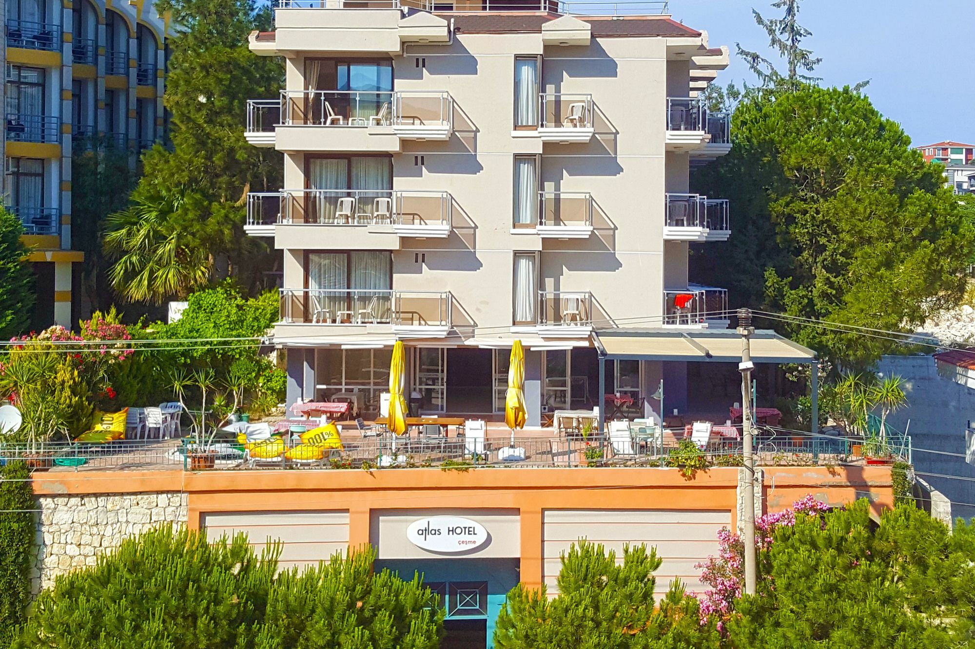 Atlas Apart Hotel Çeşme Esterno foto